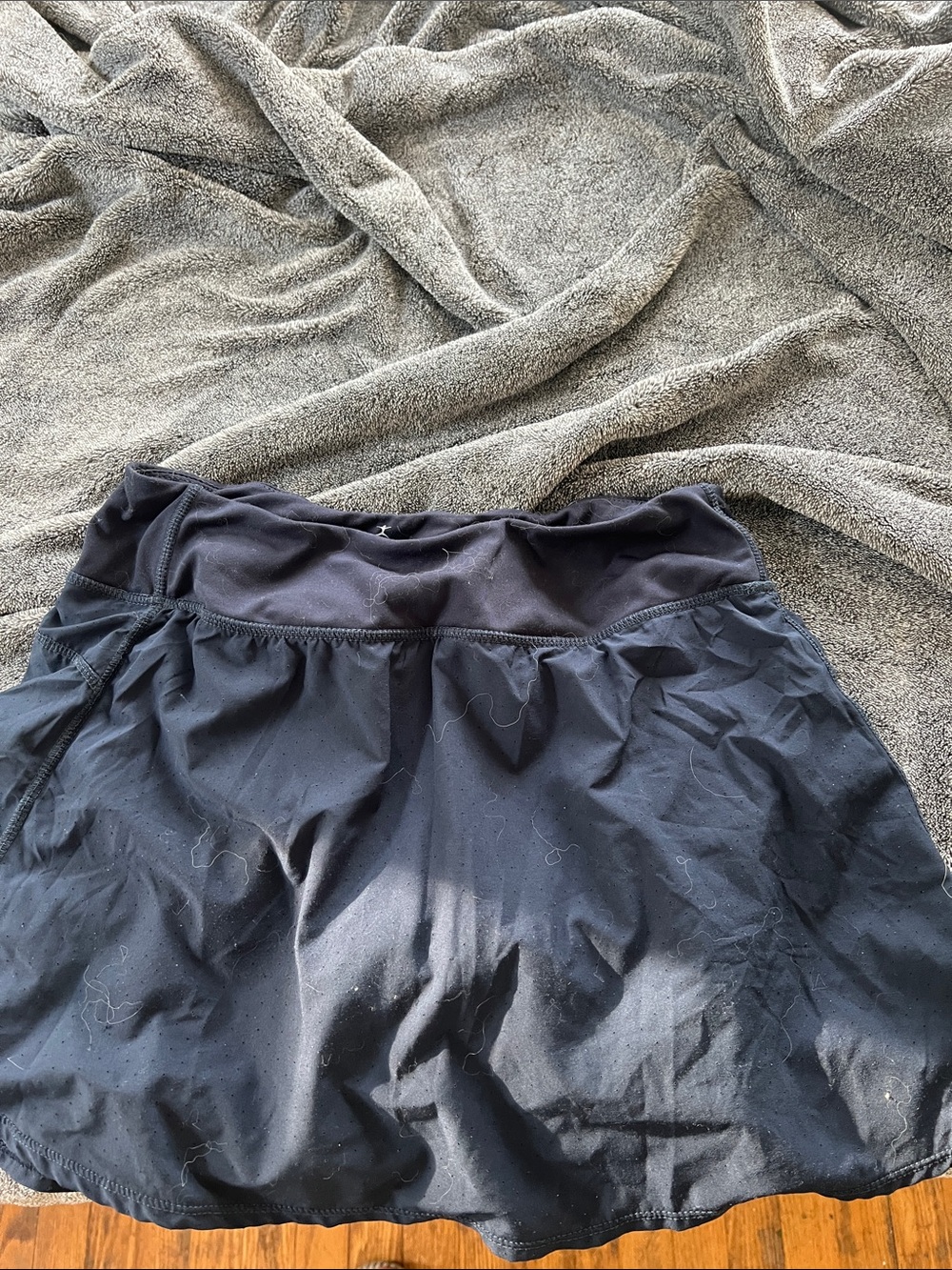 Danskin Black Athletic Skort with Inner Shorts